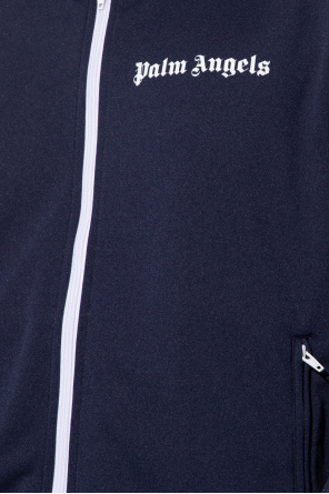 Navy blue sweatshirt WITH with logo Palm Angels - clothing
